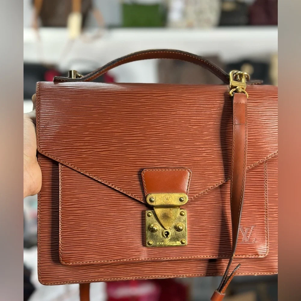 LV Epi Leather 2 Way Bag